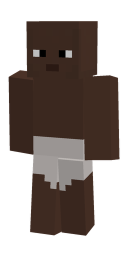 Brown skin: body, front render