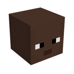 Brown skin: head render