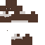 Brown skin: raw texture render