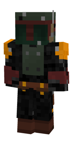 Black skin: body, back render