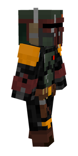 Black skin: body, right side render