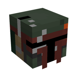 Black skin: head render