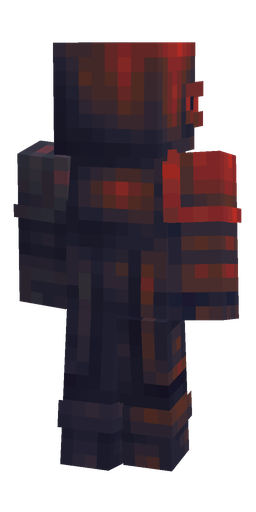 Black skin: body, back render