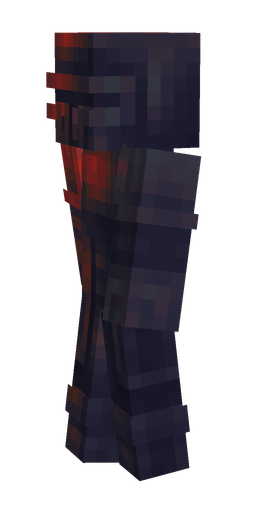 Black skin: body, left side render