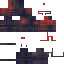 Black skin: raw texture render