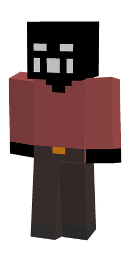 Black skin: body, front render