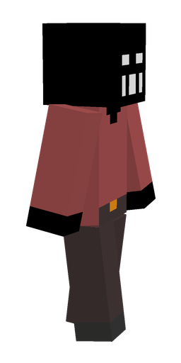 Black skin: body, right side render
