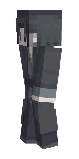Black skin: body, left side render