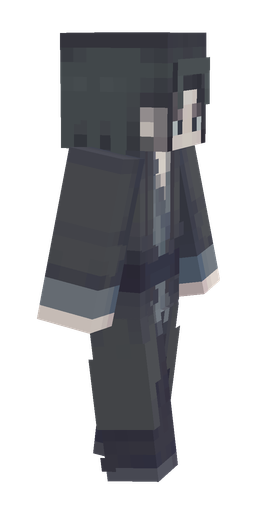 Black skin: body, right side render