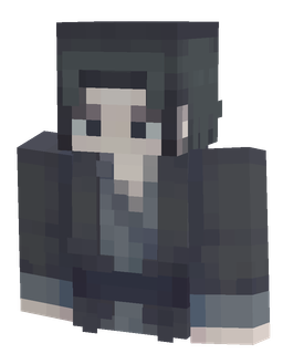 Black skin: bust render