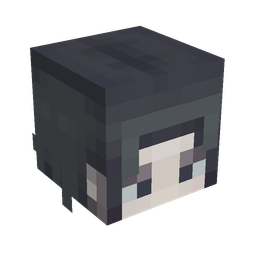 Black skin: head render