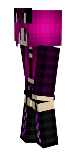 Black skin: body, left side render