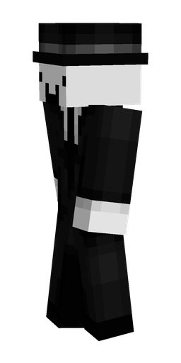 Black skin: body, left side render