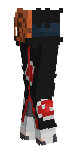 Black skin: body, left side render