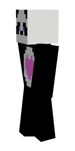 Black skin: body, left side render