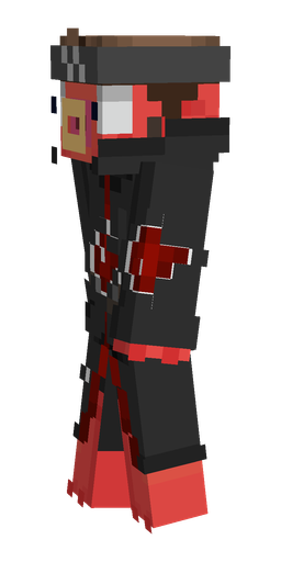 Black skin: body, left side render