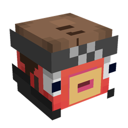 Black skin: head render