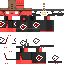 Black skin: raw texture render