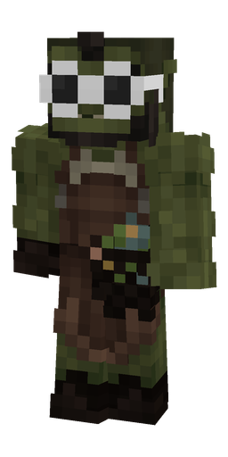 Black skin: body, front render