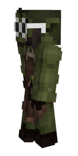 Black skin: body, left side render