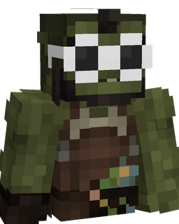 Black skin: bust render