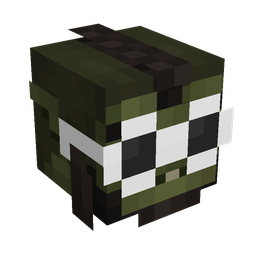 Black skin: head render