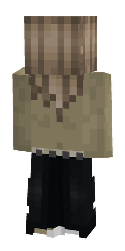 Black skin: body, back render