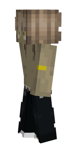 Black skin: body, left side render