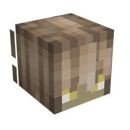 Black skin: head render
