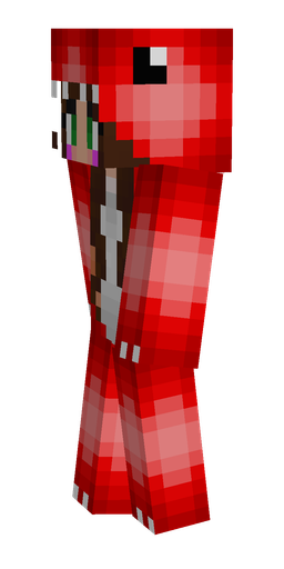 Brown skin: body, left side render
