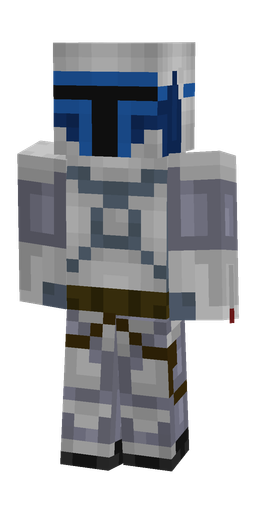 Blue skin: body, front render