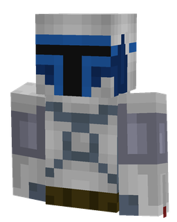 Blue skin: bust render