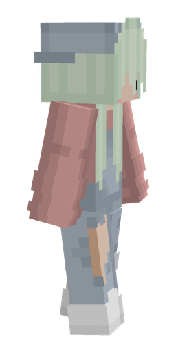 Blue skin: body, right side render