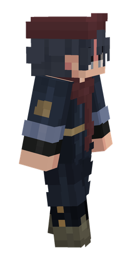 Black skin: body, right side render