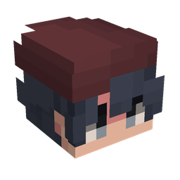 Black skin: head render