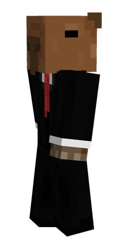 Black skin: body, left side render