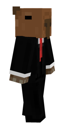 Black skin: body, right side render