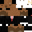 Black skin: raw texture render
