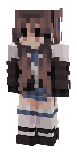 Black skin: body, front render