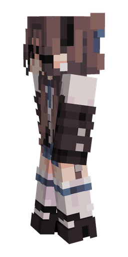Black skin: body, left side render