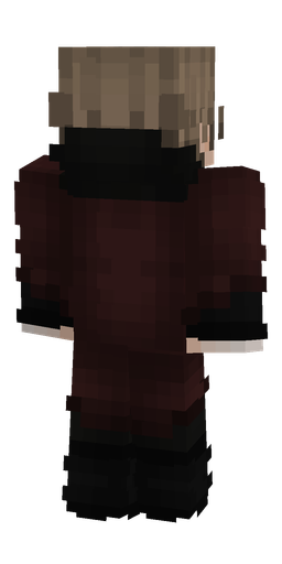 Black skin: body, back render