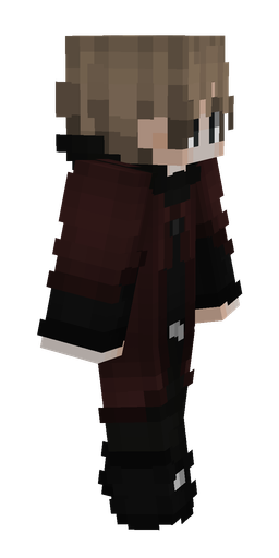 Black skin: body, right side render