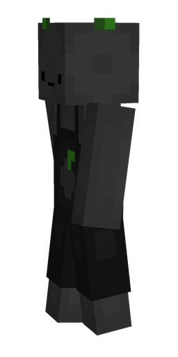 Black skin: body, left side render