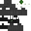 Black skin: raw texture render