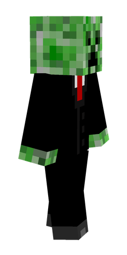 Black skin: body, right side render