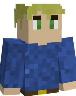 Blue skin: bust render
