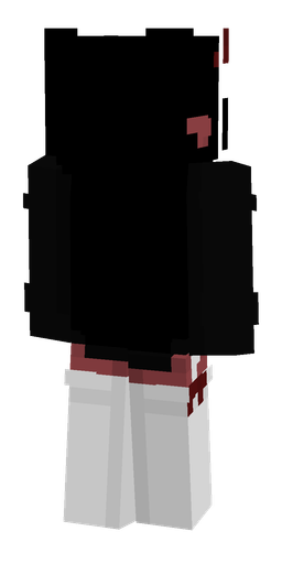 Black skin: body, back render