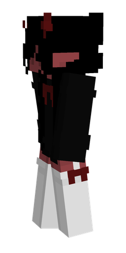 Black skin: body, left side render