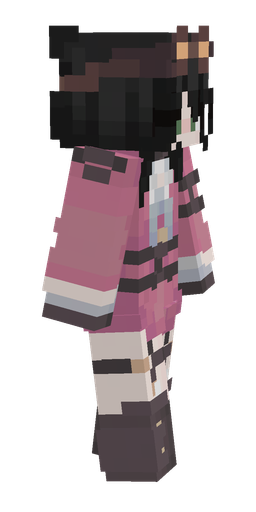 Black skin: body, right side render
