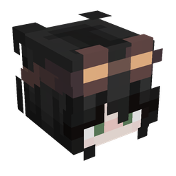 Black skin: head render